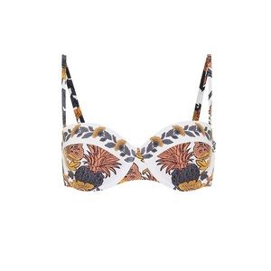 Tory Burch Lipsi printed underwire bikini top